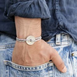 Bracelet Le Sou Français  - navigateur gris