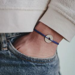 Bracelet Le Sou Français - le Petit bleu marine