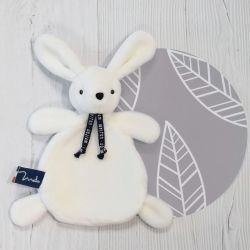 Doudou Lapin Made in France blanc