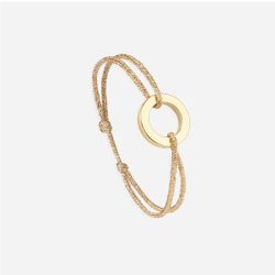 Bracelet Cercle plat Or - Or lurex