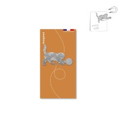 Tout Simplement - Magnet en métal Chat