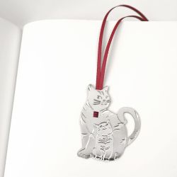 Tout Simplement - Marque-page en métal Chat
