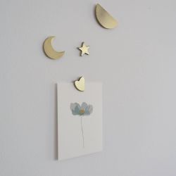 Poussières de rues - Mini Bijou Mural aimanté Coeur
