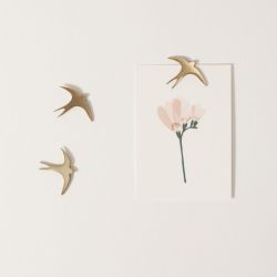 Poussières de rues - Bijou Mural aimanté Hirondelle 1