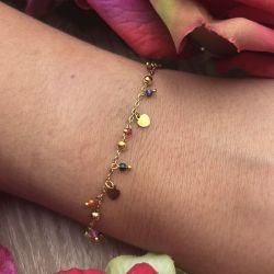 Bracelet chaîne tutti fruti