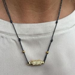 Collier Talisman cordon