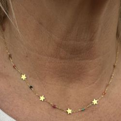 Collier Étoiles coloré