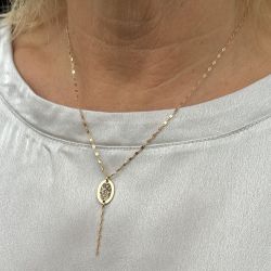 Collier Galet Céleste Poëmia