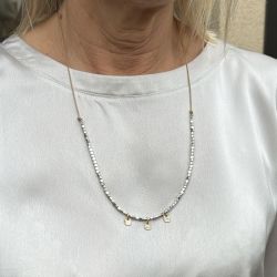 Collier cordon Céleste Poëmia