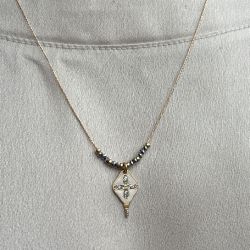 Collier cordon Croix du Sud Poëmia