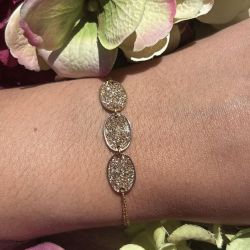 Bracelet chaîne Trio d'or Poëmia