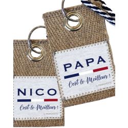 Porte clef personnalisé - Homme - c'est le Meilleur