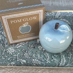 Bougie Parfumée Pom'Glow Bleu ciel - Jasmin