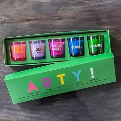 Coffret de 5 Bougies Parfumées Arty
