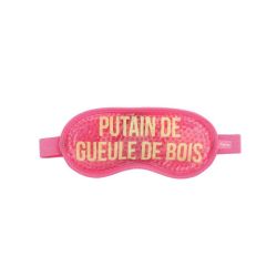Masque gel « Putain de gueule de bois » rose