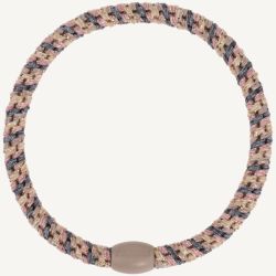 Elastique cheveux KKNEKKI - Fin Mix Taupe Rose Bleu Glitter