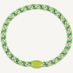 Elastique cheveux KKNEKKI - Fin Mix Vert Glitter