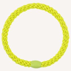 Elastique cheveux KKNEKKI - Fin Jaune néon