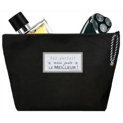 Trousse de Toilette Homme - Enduit noir