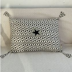 Coussin 40x60 - Stars Noir Boncoeurs 