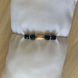 Bracelet Marga - Labradoryte noir