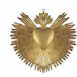 Ex-Voto Coeur Rayon Or Boncoeurs 