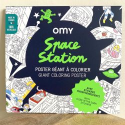 Poster + Stickers - Space Station