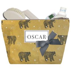 Trousse de Toilette Bébé - Ours moutarde