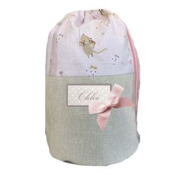 Sac à dos personnalisé bébé Fille - Souris