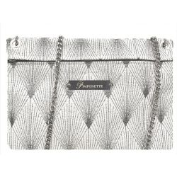 Sac Pochette Personnalisé - Gatsby blanc