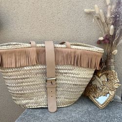 Panier osier - indien 