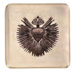 Plateau émaillé Boncoeurs Quatro Coeur Rayon 
