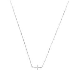 Collier petite Croix argent