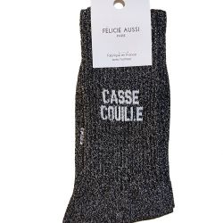 Félicie Aussi - Chaussettes Casse Couille à Paillettes 