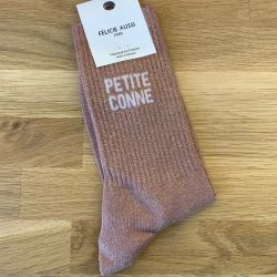 Félicie Aussi - Chaussettes Petite conne à Paillettes 