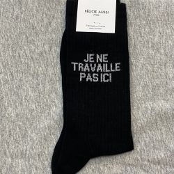 Félicie Aussi - Chaussettes Homme je ne travaille pas ici