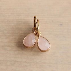 Boucles d'oreilles Lady rose