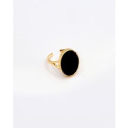 Nilaï - Bague Frida - Agathe noire