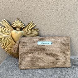Pochette raphia