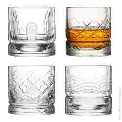 Coffret 4 Verres Whisky Dandy