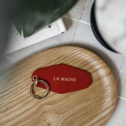 Porte clé en cuir - la Madre