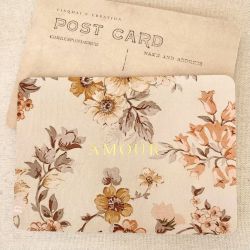 Carte Cinq Mai Amour Doré Ambre