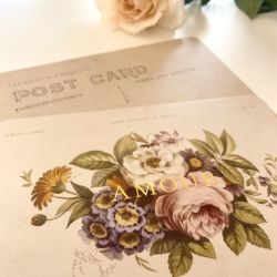 Carte Cinq Mai Amour Doré Adèle