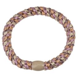 Elastique cheveux KKNEKKI - Mix Peach Pink Glitter