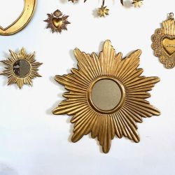Ex-Voto Miroir Soleil grand - Boncoeurs