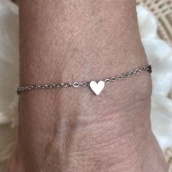 Bracelet 3 mini Coeurs argent