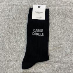 Félicie Aussi - Chaussettes Homme Casse couille noir