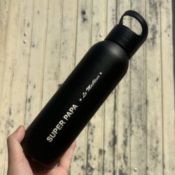 Gourde SUPER PAPA 600ml - Noir