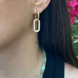 Boucle d'oreille dalya or