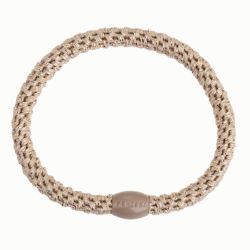 Elastique cheveux KKNEKKI - Fin Beige Glitter